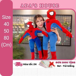  Gấu bông gối ôm siêu nhân người nhện cho bé siêu ngầu đủ kích thước ADA'S HOUSE 