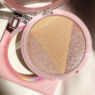 Phấn Bắt Sáng Peripera Ink V Highlighter & Peripera Pure Glory Highlighter (Tặng Kèm Cọ)