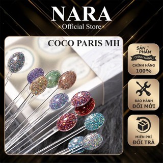 Sơn gel nhũ flash 12 màu-Sơn nhũ Galaxy CoCo Paris MH siêu sáng