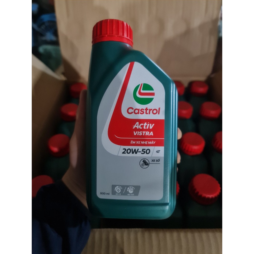 Dầu nhớt Vistra Castrol Activ (Chính Hãng) 800ml