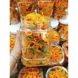 CƠM CHÁY LẮC KHÔ GÀ [ HŨ 500GRAM ] GIÒN NGON