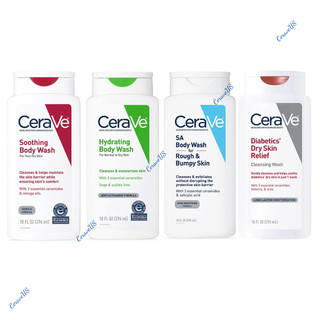 Sữa tắm dành cho da khô - da mụn - da ngứa cơ địa Cerave SA Body Wash for Rough & Bumpy Skin 296ml