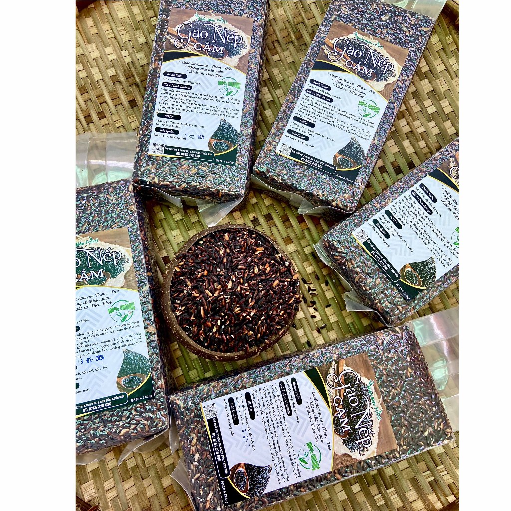 Gạo Nếp Cẩm Điện Biên 1kg | BigBuy360 - bigbuy360.vn