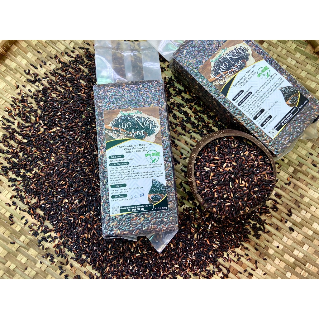 Gạo Nếp Cẩm Điện Biên 1kg | BigBuy360 - bigbuy360.vn