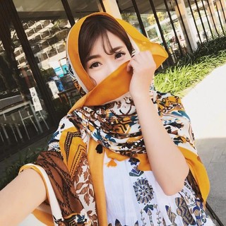 khăn choàng boho đi biển