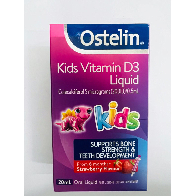 Ostelin Infant Vitamin D3 Drops 2,4ml cho trẻ từ sơ sinh đến 12 tuổi