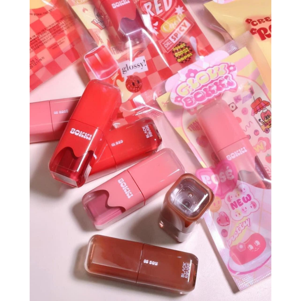 Son Tint Bóng Black Rouge Glow Bokki Tint