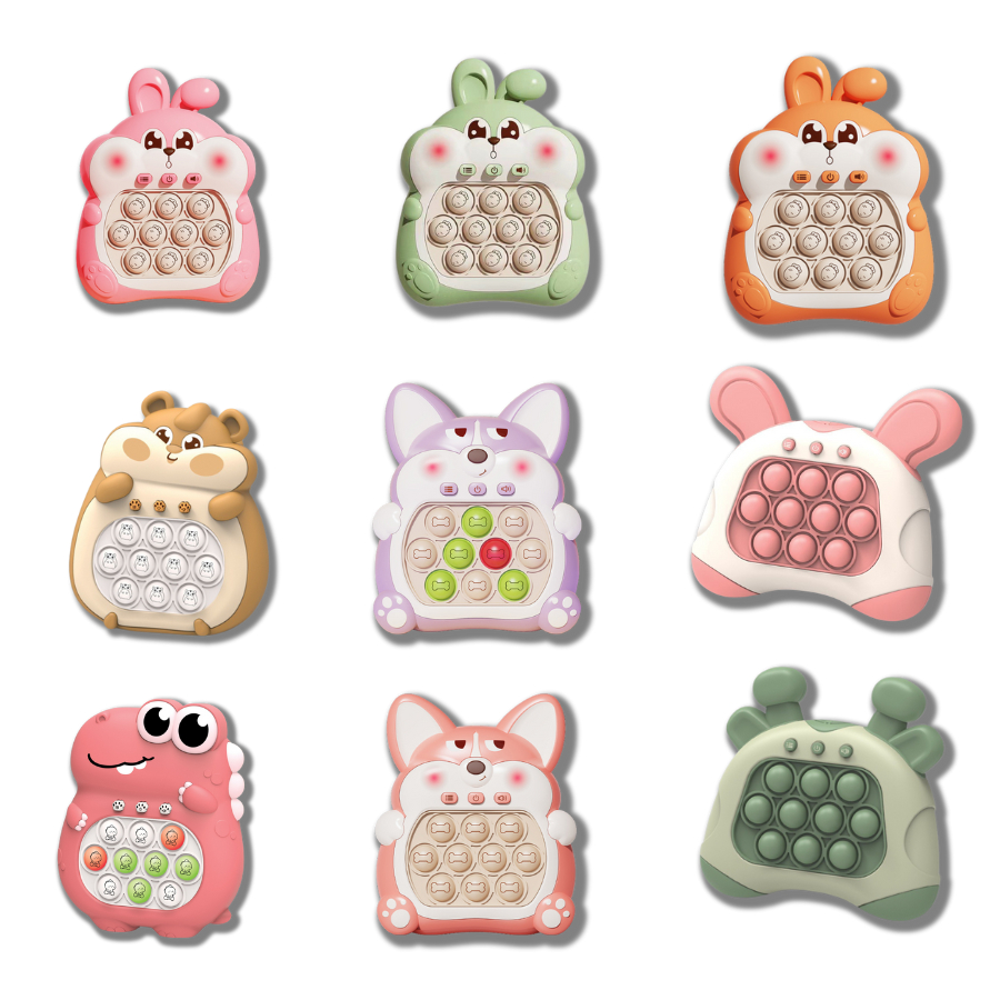 Máy chơi game Pop It điện tử thế hệ mới có nhạc, Pop it điện tử giúp tăng phản xạ cho bé, xả stress 
