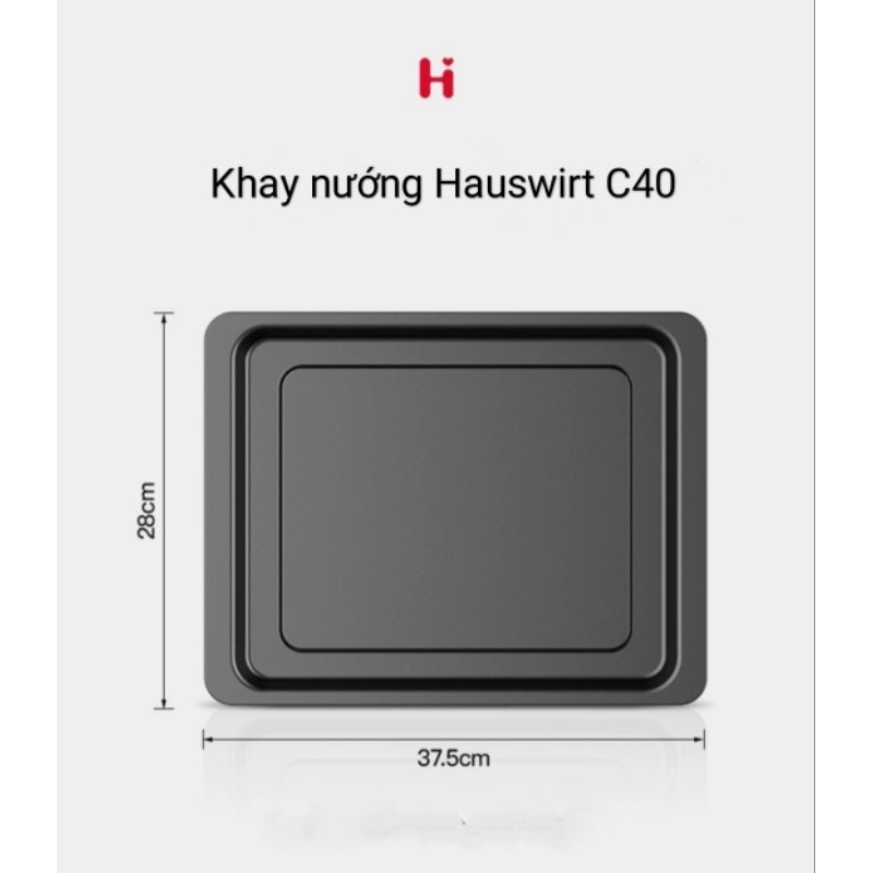 Khay nướng chống dính lò nướng Hauswirt i7, C40 pro