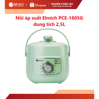 [Mã ELBSJBP03 giảm 12% đơn 500K] Nồi áp suất Elmich PCE-1805 dung tích 2,5L ( Phiên bản màu xanh )