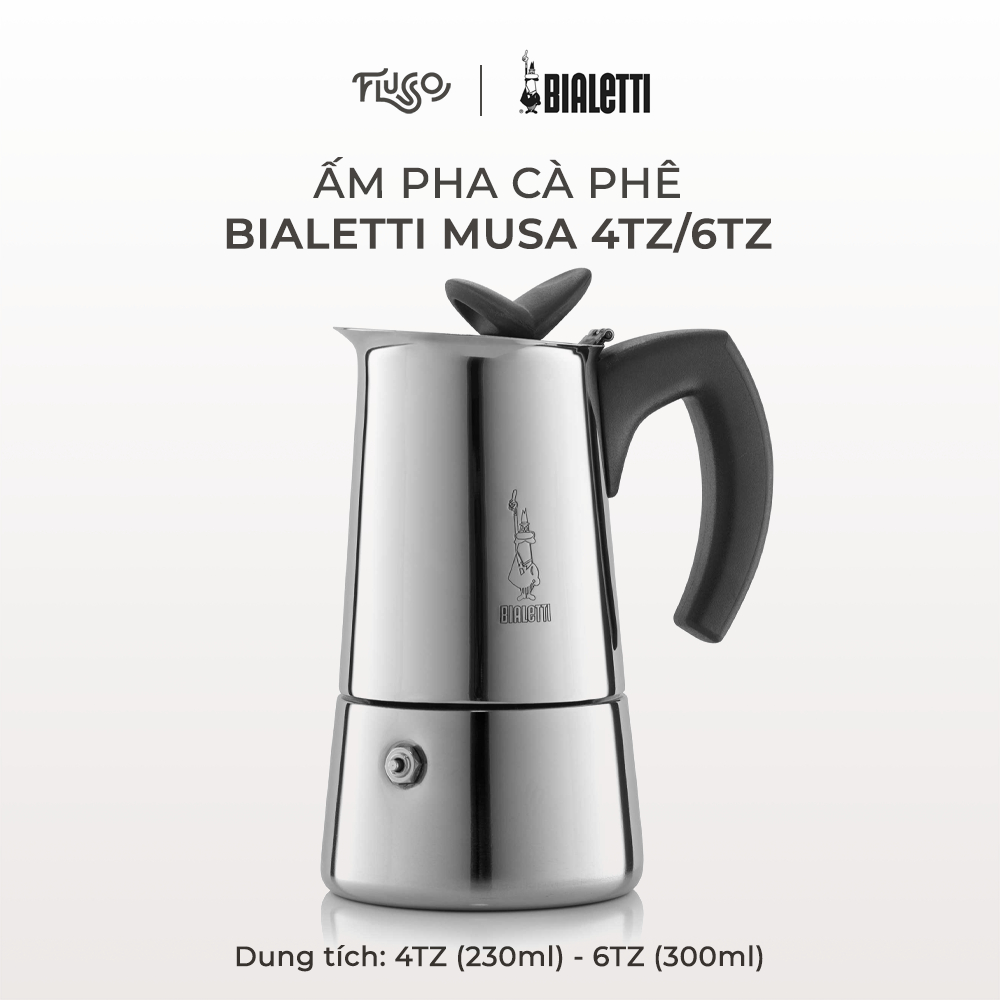 Ấm pha cà phê Bialetti MUSA 4TZ/6TZ