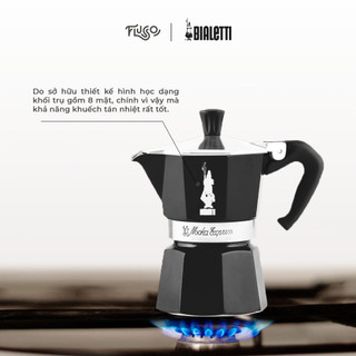 Bình Pha Cà Phê Bialetti Moka Express 3 Ly Màu Đen