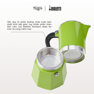 Ấm Pha Cà Phê Moka Bialetti Rainbow 3 Cups