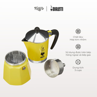Ấm Pha Cà Phê Moka Bialetti Rainbow 3 Cups