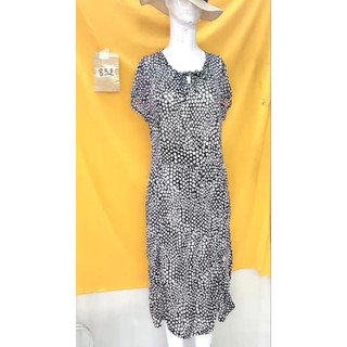 đầm thun chấm bi size M/L. S832