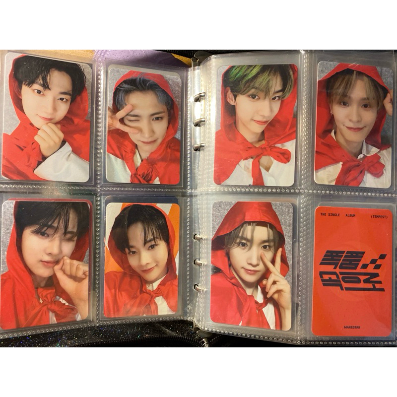 Set card TEMPEST khăn đỏ của Makestar (sẵn)