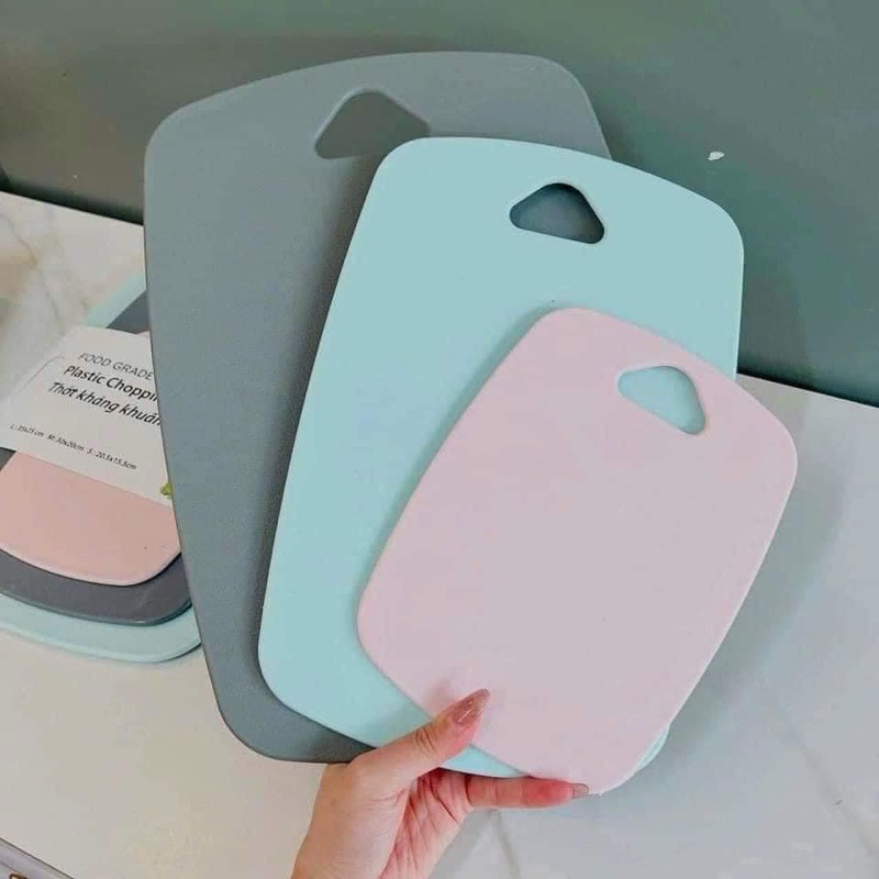 Sét 3 Thớt Kháng khuẩn Nhiều Màu Cao Cấp, Tiện Lợi Cho Mọi Nhà