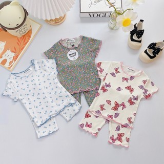 Set 3 bộ cotton áo cộc quần lửng