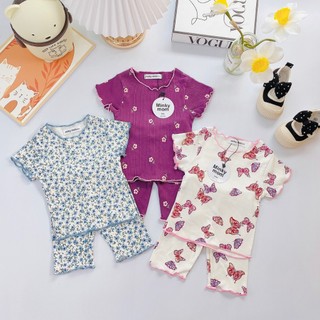 set 3 bộ cotton áo cộc quần lửng