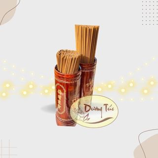 Ống nhang gỗ sen cao cấp, ống đựng hương, lọ đựng nhang gỗ khắc hoa sen cao cấp