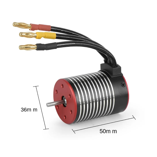 Động cơ motor 3650 3900KV không chổi than brushless cho xe điều khiển RC 1/8 1/10 HSP Wltoys 144 124