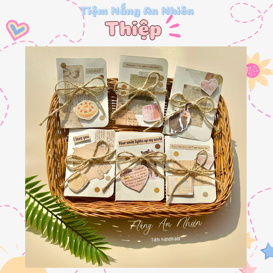 [ẢNH THẬT] Thiệp Handmade Tiệm Nắng