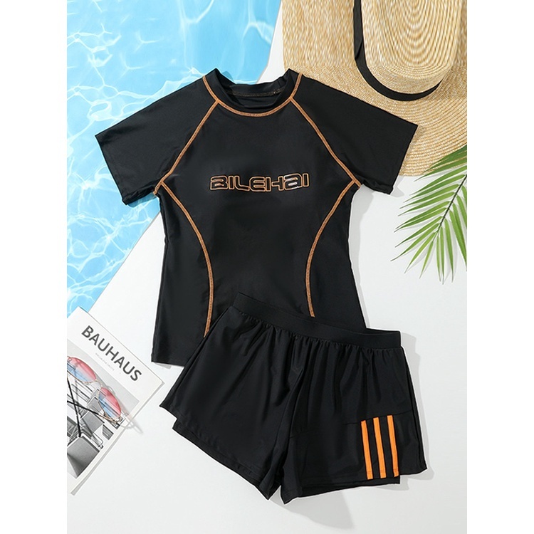 Đồ bơi nữ kín đáo LULY SPORT bộ bơi che khuyết điểm với phong cách thể thao trẻ trung, năng động | BigBuy360 - bigbuy360.vn