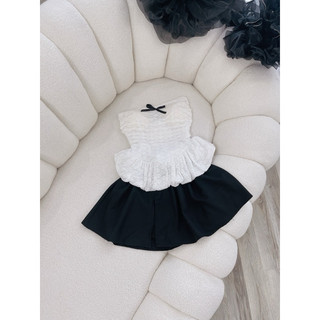 ĐẦM TRẮNG MIDI PHỐI VIỀN TOMMY