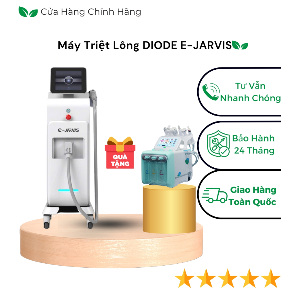 Máy Triệt Lông Diode Laser 808 - Máy Triệt Lông Diode  E-JARVIS Bắc Kinh [ BẢO HÀNH 24 THÁNG ]