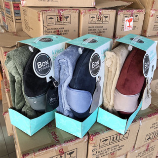 Set chăn gối văn phòng tặng kèm bịt mắt