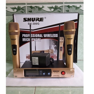 MICRO KHÔNG DÂY KARAOKE SHURE SH 300G CAO CẤP