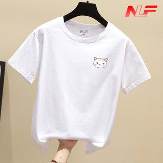 Áo Thun Nữ Tay Ngắn Form Rộng Mặt Mèo AT-013 - Dễ Phối Trang Phục - Trending Xu Hướng - NLF Unisex Fashion