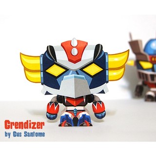 Mô hình giấy 3d nhân vật - grendizer - ufo robo grendizer series