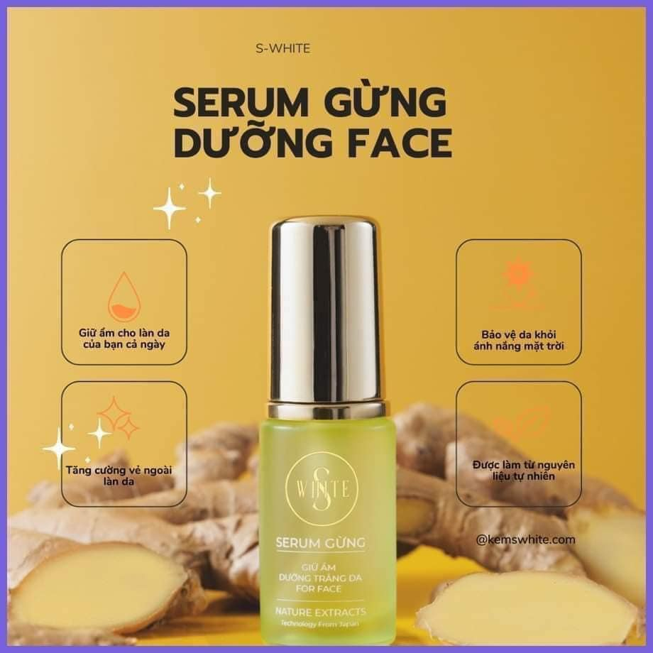 👉 MẪU MỚI 2023👈 Serum gừng Swhite