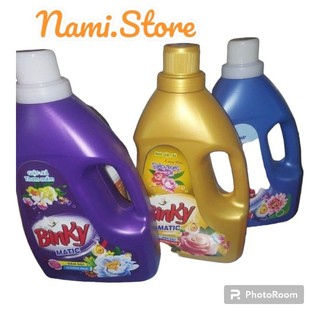 Nước giặt Binky 3.3l mới hai màu , hương nước hoa siêu sạch.