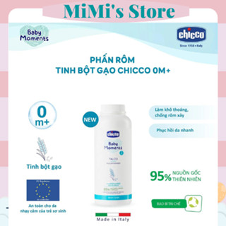 Phấn Rôm Tinh Bột Gạo Chicco cho bé 0M+