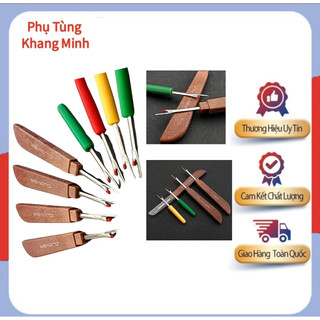 Dụng cụ rạch khuyết, cây gỡ chỉ, tháo chỉ, trích chỉ cán gỗ và cán nhựa