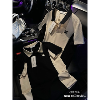 Áo polo Cha.nel phối màu siu hot