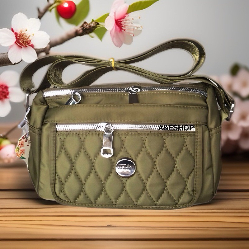 Túi Xách Nữ Đeo Chéo Vải Dù Cao Cấp Túi Vải Dù Đa Năng -A&ESHOP 7890