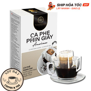 Cà phê phin giấy trung nguyên legend americano - hộp 10 gói
