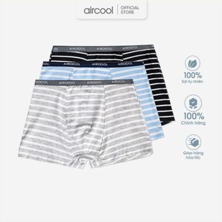 Set 3 Quần Lót Đùi bé trai sợi tre BAMBOO cao cấp Aircool mềm mát kháng khuẩn tốt