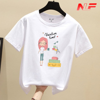 Áo Thun Nữ Tay Ngắn Form Rộng Vacation Time AT-017 - Trending Xu Hướng - Phù Hợp Mọi Vóc Dáng - NLF Unisex Fashion