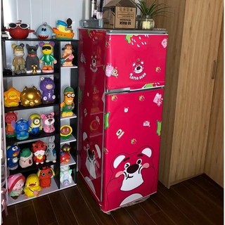 Decal dán tủ lạnh GẤU DÂU LOSTO - THUTHAODECOR