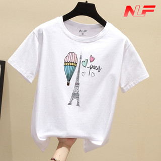 Áo Thun Nữ Tay Ngắn Form Rộng Love Paris AT-033 - Phù Hợp Mọi Vóc Dáng - Trending Xu Hướng - NLF Unisex Fashion