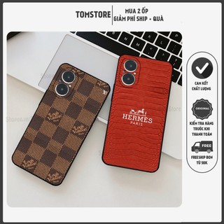 Ốp lưng Realme C67 in họa tiết thường hiệu thời trang giả da,độc đáo, thời thượng