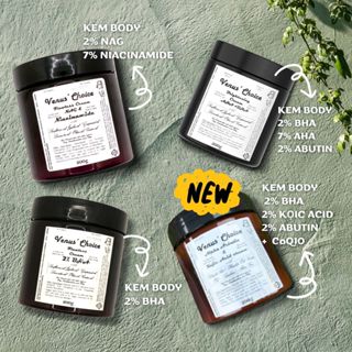 (VENUS CHOICE) Kem Body dưỡng thể 2% BHA và Niacinamide giúp trắng sáng da, mịn da và giảm bít lỗ chân lông