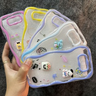 Case ốp lưng Samsung J7 prime dẻo hình nổi siêu dễ thương cute dày dặn chống sốc bảo vệ camera
