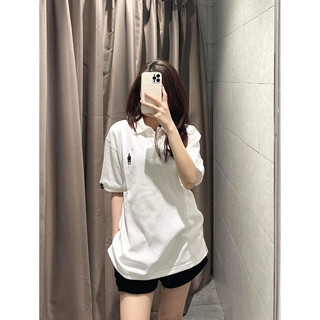  Áo Polo Hình Thêu Gấu Áo tay ngắn nam nữ đơn giản basic dễ phối đồ chất liệu vải cotton 100% mềm mịn thoáng mát 