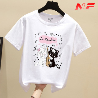 Áo Thun Nữ Tay Ngắn Form Rộng La La Love AT-052 -Thời Trang Ulzzang Trẻ Trung Năng Động - NLF Unisex Fashion