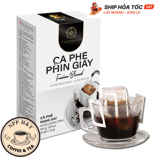 Cà phê phin giấy trung nguyên legend fusion blend - hộp 10 túi lọc